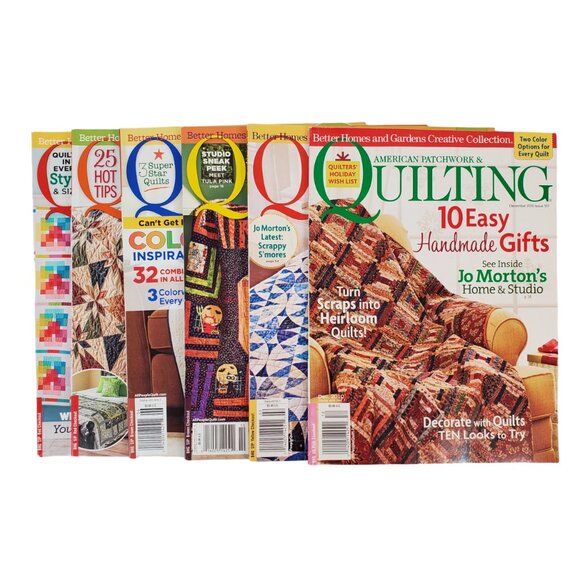Quilting Magazines Lot of 6. Dates 2010-2015 "American Patchwork & Quilting" - Picture 1 of 8